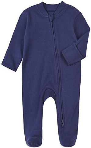 footed onesies with mitten cuffs