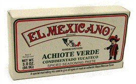 El Mexicano Achiote Verde - 3 Oz. Seasoning Paste