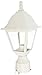 Nuvo Lighting 60/546 Traditional One Light Post Mount from Briton collection in White finish