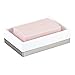 iDesign 41082 InterDesign Bar Soap Dish for Bathroom Vanities Kitchen Sink-White/Brushed Clarity
