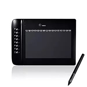 UPC 611677083724, Ugee M1000L Art Design Graphics Drawing Tablet with 10 x 6 Inch Active Area, 8 Hotkeys,16 expesskeys (Black)