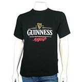 Guinness T-Shirt with Guinness Signature Print, Black colour