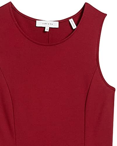 Lark & Ro Women's Sleeveless Wide Scoop Neck Fit and Flare Dress in Dubai - UAE | Whizz Wear to Work Lark & Ro Women's Sleeveless Wide Scoop Neck Fit and Flare Dress in Dubai - UAE | Whizz Wear to Work