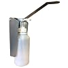 Handdesinfectiedispenser, desinfectiedispenser, 500 ml, met navulbare fles, wanddispenser, roestvrij staal, nr. 17