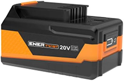 Enertwist ET-OSA-20B 20V Max 4000mAh Battery Pack for ET-OS-20BL Cordless Electric Brushless Orbital Sander