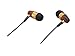 Rosewill RHTS-11002 3.5mm Gold-Plated Connector Canal High Fidelity Passive Noise Isolating Rosewood Earbuds
