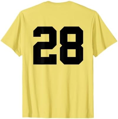 Amazon.com: Number 26 (on Back) Sports Team Jersey Number T-Shirt