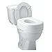Carex Toilet Seat Riser - Adds 5 Inches of Height to Toilet - Raised Toilet Seat With 300 Pound Weight Capacity - Slip-Resistant primary