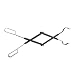 Stanbroil Outdoor Campfire Fireplace Tongs, 26" Long, Log Grabber, Black