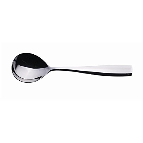 Genware NEV-SS-SQ Square Soup Spoon, 18/0