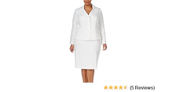 amazon white skirt suit