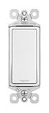 Pass & Seymour TM870WCC10 radiant 15 Amp Single Pole Rocker Wall Light Switch, White