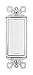 Legrand Radiant TM870WCP6 15 Amp Rocker Wall Switch, Single Pole Decorator Light Switches, White (10 Pack)