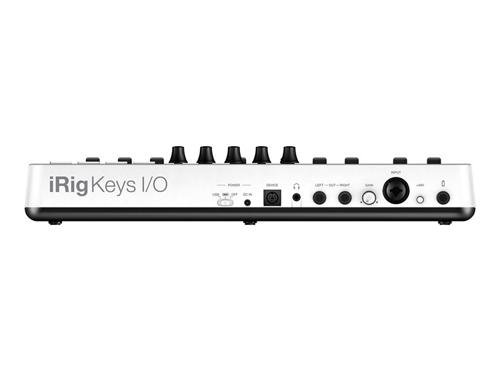 IK Multimedia IP-IRIG-KEYSIO25-IN iRig Keys I/O 25 25-key music creation workstation, MIDI controller with integrated audio interface