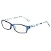 2 Pair Computer Glasses - Anti-blue glasses - Blue Light Blocking Reading Glasses for Women (2 Pack Blue, 2.00)