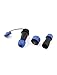 uxcell Pair Waterproof Aviation Cable Connector + Socket SD16-4 4 Pin IP68
