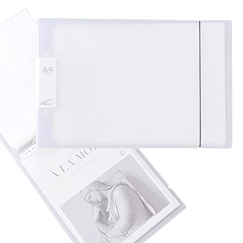 NILSTOREY Greeting Card Organizer, Holds 50+ Pages 2 Ring Binder