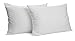 Deluxe Home Gel Fiber Queen Pillow 2 Pack - Hypoallergenic, Extra Plush Down Alternative Bed Pillows - .4 Micro Denier Fill with Microfiber Fabric Shell - Crafted in USA (Extra Soft Value 2-Pack)