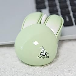 Lomiluskr Cute Bunny Wireless Mouse, Lightweight