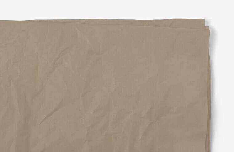 InsideMyNest Coloured Tissue Paper Sheets Premium Quality (Taupe, 50) — image 1
