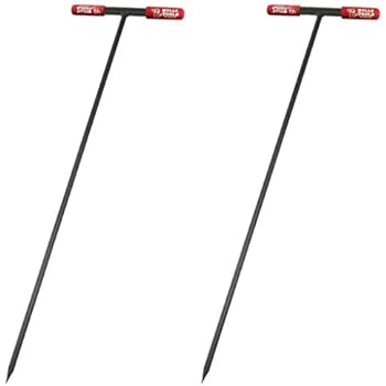 Bully Tools 99203 Soil Probe Steel Tstyle Handle, 48_inch (Pack of 2)