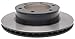 ACDelco Gold 18A735 (19175035) Black Hat Front Disc Brake Rotor