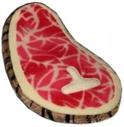 Digpets HD-8MSTL Meat Lovers-T-Bone Steak Plush Toy44; Large Tiger
