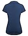 Helloacc Womans V Neck Office Blouses Short Sleeves Summer Top Formal Suit Shirt