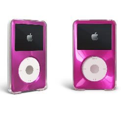 MIP For Apple iPod Classic Hard Case with Aluminum Plating 80gb 120gb 160gb-Hot Pink