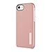 iPhone 7 Case, Incipio DualPro Shine Case [Shock Absorbing] Cover fits Apple iPhone 7 - Rose Gold/Blush Pink