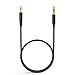 Haoos 3.5mm to 2.5mm Male Replacement 5N OFC Inside Upgrade Audio Cable for Bose Oe2 Oe2i AE2 QC25 QC35 Headphones Fit Samsung Sony Xiaomi Huawei and iPhone 5S 6S Without Mic 4.4Feet Black primary