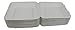 Clamshell Hinged Box Containers To Go Take Out Food Restaurant Case Disposable Boxes 9x9 100 Count