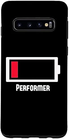 Galaxy S10 Humorous Low Battery Occupation Job Work Performer Case