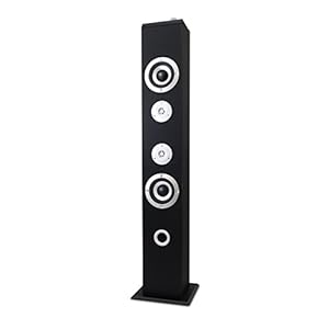 Metronic 477091 Bluetooth luidspreker kolom Shadow Tower, 160W zwart