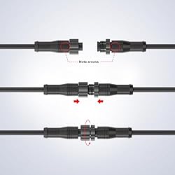 BTF-LIGHTING 2 Core 2 pin Small Size IP68 Y Shape 1