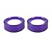 uxcell 2 Pcs Purple Plastic Round Case Sponge Finger Wet for Counting Cash Money