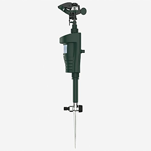 Hoont Cobra Powerful Outdoor Water Jet Blaster Animal Pest Repeller, Motion Activated, Expels Cats, Dogs, Squirrels, Birds, Deer, Etc. Out of Your Property (Upgraded Version)