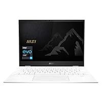 MSI Summit E13 Flip EVO Professional Laptop: 13” IPS-Level Touch Screen, Intel core i7-1185G7, Iris Xe, 32GB RAM, 1TB NVMe SSD, Win10 PRO, Pure White (A11MT-020)