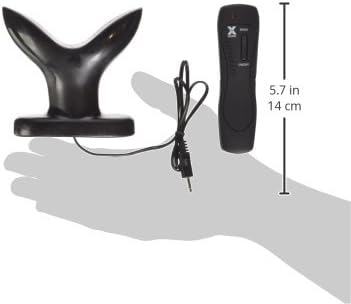 Master Series Black 10-Mode Vibrating Anal Anchor Security Plug - Image 5
