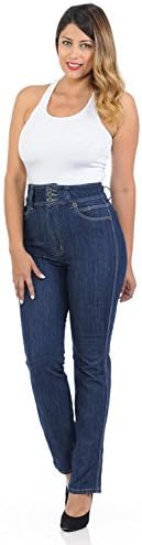 Pasion Women's Jeans · Push Up · Bootcut · High Waist · Style B925D2-RW · Navy · Size 05