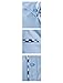 TAM WARE Mens Premium Casual Inner Contrast Dress Shirt TWNMS310S-1-SKYBLUE-M