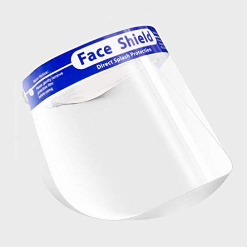 Full Face Guard shield Cover PPE Safety Clear Plastic Anti-Fog UK 10X