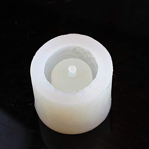 Flower Pot Molds Concrete Silicone Mold for Succulent Plants Flower Pot Mould Round with Owl Pattern Handmade Craft Cement Vase Tool - Thumbnail 2