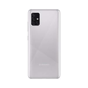 Samsung Galaxy A51, Smartphone, Display 6.5" Super AMOLED, 4 fotocamere posteriori, 128 GB Espandibili, RAM 4GB, Batteria 4000 mAh, 4G, Dual Sim, Android 10, Metallic Silver - immagine 3