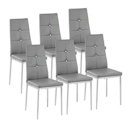 Amazon Com Kitchen Dining Chair Modern Leather High