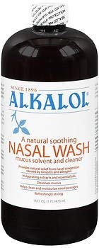 Alkalol Nasal Wash and Mucus Solvent - 16oz