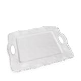 Beatriz Ball Alegria Rectangular Tray with Handles, White