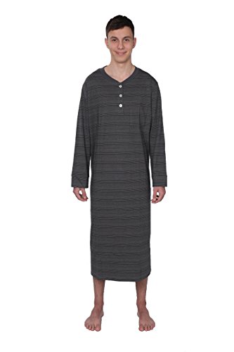 mens cotton knit nightshirts