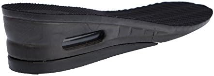 AtFG Height Increase Insoles 1.8” Lift Air Cushion 2 Layers Women (Black)