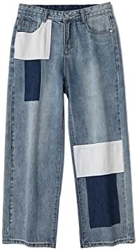 Wanxiaoyyyinck Mens Dress Pants, Men Jeans Patchwork Panelled ...
